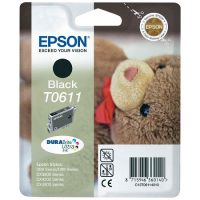 Cartouche d'encre originale EPSON T0611 « Ourson » Noir C13T061140