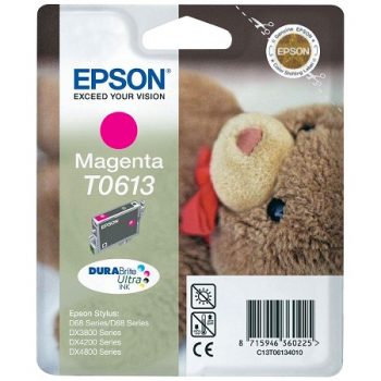 Cartouche d'encre originale EPSON T0613 « Ourson » Magenta C13T06134010