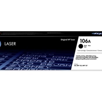 Cartouche de toner noir d'origine HP W1106A - 106A Rendement 1 000 Pages