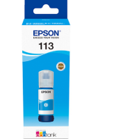 Epson 113 Cyan - Bouteille d'encre pigmentée d'origine C13T06B240 • EAN : 8715946674711