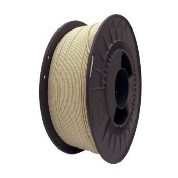 Filament PLA 3D - Diamètre 1.75mm - Bobine 1kg - Couleur Sable - P/N : PLA-Sable • EAN : 8435490624474