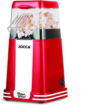 Jocca Vintage Popcorn Maker - Préparation en 3min - Comprend une tasse à mesurer P/N : 5617 • EAN : 8435253558046