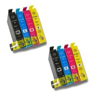 Cartouche d'encre équivalent EPSON T1636 compatible « Stylo plume » Multipack 4 Couleurs XL - 8 Cartouches
