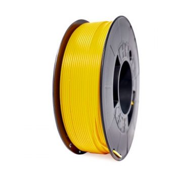 Filament PLA 3D - Diamètre 1.75mm - Bobine 1kg - Couleur Jaune - P/N : PLA-Jaune • EAN : 8435490624122