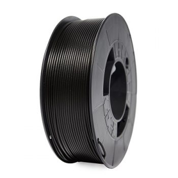 Filament PLA 3D - Diamètre 1.75mm - Bobine 1kg - Couleur Noir P/N : PLA-Noir • EAN : 8435490624061
