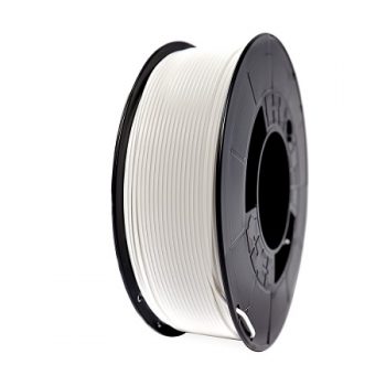 Filament PLA 3D - Diamètre 1.75mm - Bobine 1kg - Couleur Blanche P/N : PLA-Blanc • EAN : 8435490624078