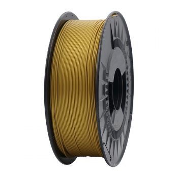 Filament PLA 3D - Diamètre 1.75mm - Bobine 1kg - Couleur Bronze P/N : PLA-Bronze • EAN : 8435490624290