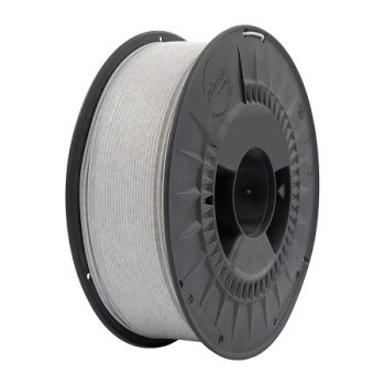 Filament PLA 3D - Diamètre 1.75mm - Bobine 1kg - Couleur Gris P/N : PLA-gris • EAN : 8435490624085
