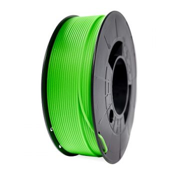 Filament PLA 3D - Diamètre 1.75mm - Bobine 1kg - Couleur Vert Fluo P/N : PLA-FluorGreen • EAN : 8435490624375