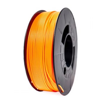 Filament PLA 3D - Diamètre 1.75mm - Bobine 1kg - Couleur Orange Fluo P/N : PLA-FluorOrange • EAN : 8435490624436