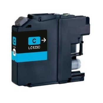 123 - Cartouche d'encre équivalent BROTHER LC-123C compatible (LC123) CYAN