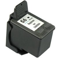 56 - Cartouche d'encre équivalent HP-56 compatible (HP56) C6656A NOIR