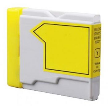 1000 - Cartouche d'encre équivalent BROTHER LC-1000Y compatible (LC1000) JAUNE