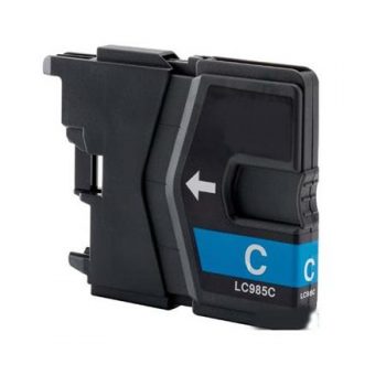 985 - Cartouche d’encre équivalent BROTHER LC-985C compatible (LC985) CYAN