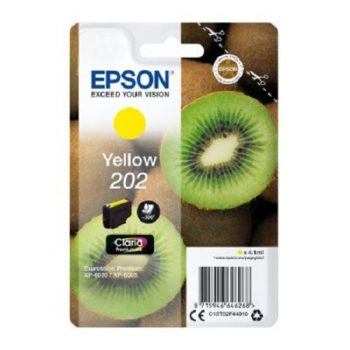 Cartouche d’encre originale EPSON 202 " Série Kiwi " C13T02F44010 Jaune