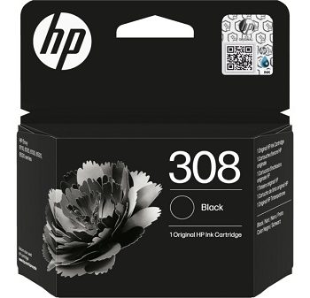 Cartouche d'encre noire HP 308 authentique - 7FP21UE