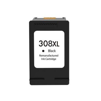 Cartouche noire HP 308 XL manufacturée - Remplace 7FP22UE/7FP21UE
