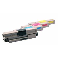 OKI C332 - Pack x 4 Toners équivalents à 46508712, 46508711, 46508710, 46508709 - BCMY