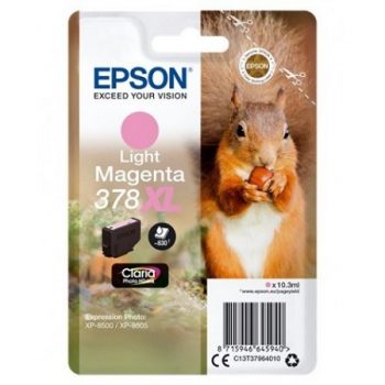 Cartouche EPSON originale T3796 - 378XL Série "Ecureuil" Magenta Clair XL C13T37964010