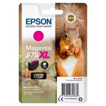 Cartouche EPSON originale T3793 - 378XL Série "Ecureuil" Magenta XL C13T37934010
