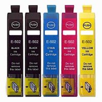 Cartouches EPSON compatibles 502 XL ( série jumelles) Pack 5 cartouches en XL
