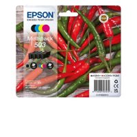 Epson 503 Lot de 4 cartouches d'encre d'origine - C13T09Q64010 - 1x 210 pages / 3x 165 pages