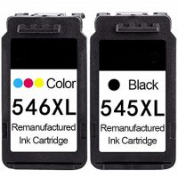 Cartouche d'encre équivalent CANON PG 545XL et CL 546XL compatible Noir et Tricolor