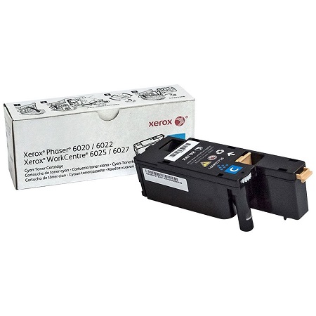 Xerox Phaser 6020/6022 Cartouche de toner cyan authentique - 106R02756 • EAN : 0095205862775 - 1000 Pages