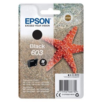 Cartouche EPSON originale 603 Noire ( série étoile de mer)