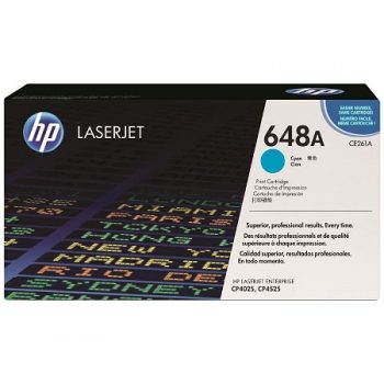 Cartouche de toner cyan d'origine HP CE261A • EAN : 884420186847 - 11 000 Pages