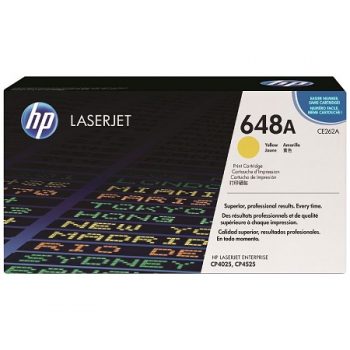Cartouche de toner jaune d'origine HP CE262A - • EAN : 884420186854- 11 000 Pages