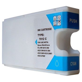 Cartouche d'encre générique Epson T7012/T7022/T7032 Cyan - Remplace C13T70124010 - 3400 Pages