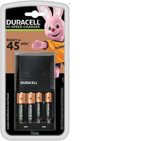DURACELL chargeur rapide pour piles AA ET AAA