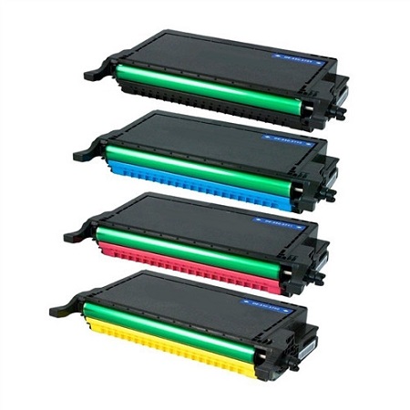 Compatible Dell 593-103 CMYK Multipack Cartouches de Toner (593-10368/ 593-10369/ 593-10370/ 593-10371)