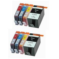 935/934 - Cartouche d’encre équivalent HP-934XL-HP 935XL compatible (HP934/HP935) PACK 8 CARTOUCHES XL / 4 COULEURS XL