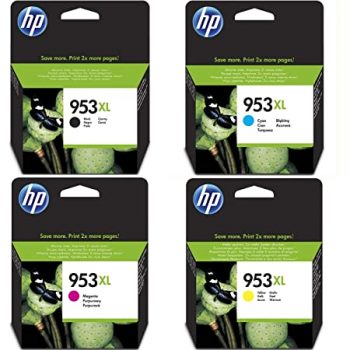 Cartouches originales HP 953 XL (HP953) Pack 4 couleurs XL 3HZ52AE
