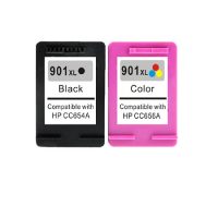 901 - Cartouche d'encre équivalent HP 901XL compatible (HP901) - NOIR XL / TRICOLOR XL