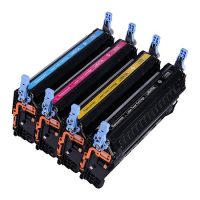 4 Cartouches de Toner compatibles HP 501A 502A Q6470A - Q6471A - Q6472A - Q6473A
