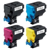 Compatible Konica Minolta TNP22 CMYK Multipack Cartouches de Toner (A0X5152/452/352/TNP22Y)
