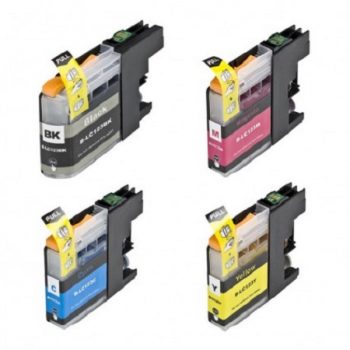 123 - Cartouche d'encre équivalent BROTHER LC-123VALBP compatible (LC123) PACK 4 COULEURS