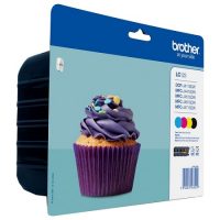 Cartouche d'encre BROTHER LC 123VALBP (LC123) Pack original 4 Couleurs