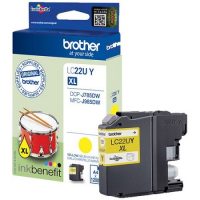 Brother originale LC22U à très haut rendement "série tambour " Jaune XL