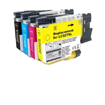 Pack de 4 cartouches compatibles Brother LC527XL - 4 Couleurs