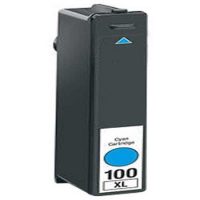 100 - Cartouche d'encre équivalent LEXMARK 100XL 14N1069E compatible CYAN XL