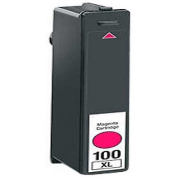 100 - Cartouche d'encre équivalent LEXMARK 100XL 14N1068E compatible MAGENTA XL