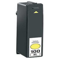 100 - Cartouche d'encre équivalent LEXMARK 100XL 14N1071E compatible JAUNE XL