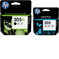 HP Multipack HP 305 (3YM62AE/3YM60AE) Noir XL et couleurs en capacité simple