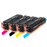 Cartouches de toner génériques HP Q5950/51/52/53 - Remplace 643A - 11 000 Pages pour Noir et 10 000 Pages X 3 pour couleurs