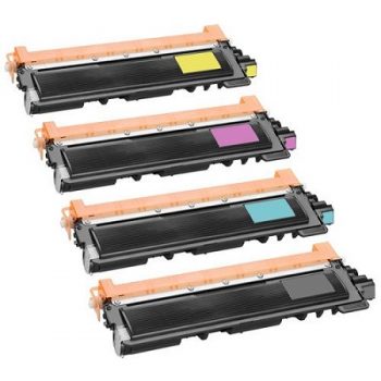 Compatible Brother TN-230 CMYK Multipack Cartouches de Toner (TN230BK/ TN230C/ TN230M/ TN230Y)