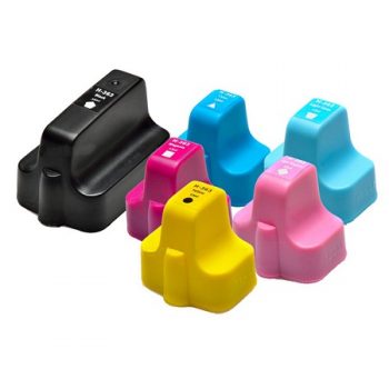 363 - Cartouche d’encre équivalent HP 363 compatible (HP363) - Pack 6 couleurs